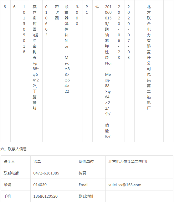 北方電力包頭第二熱電廠壓縮機(jī)、電瓶等詢價(jià)公告