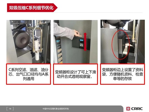 不斷推陳出新！中國(guó)中車壓縮機(jī)公司推出新款C系列雙級(jí)壓縮