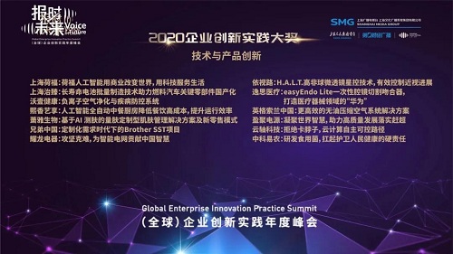 熱烈祝賀英格索蘭榮膺2020年度企業(yè)創(chuàng)新實踐大獎——技術(shù)與產(chǎn)品創(chuàng)新獎